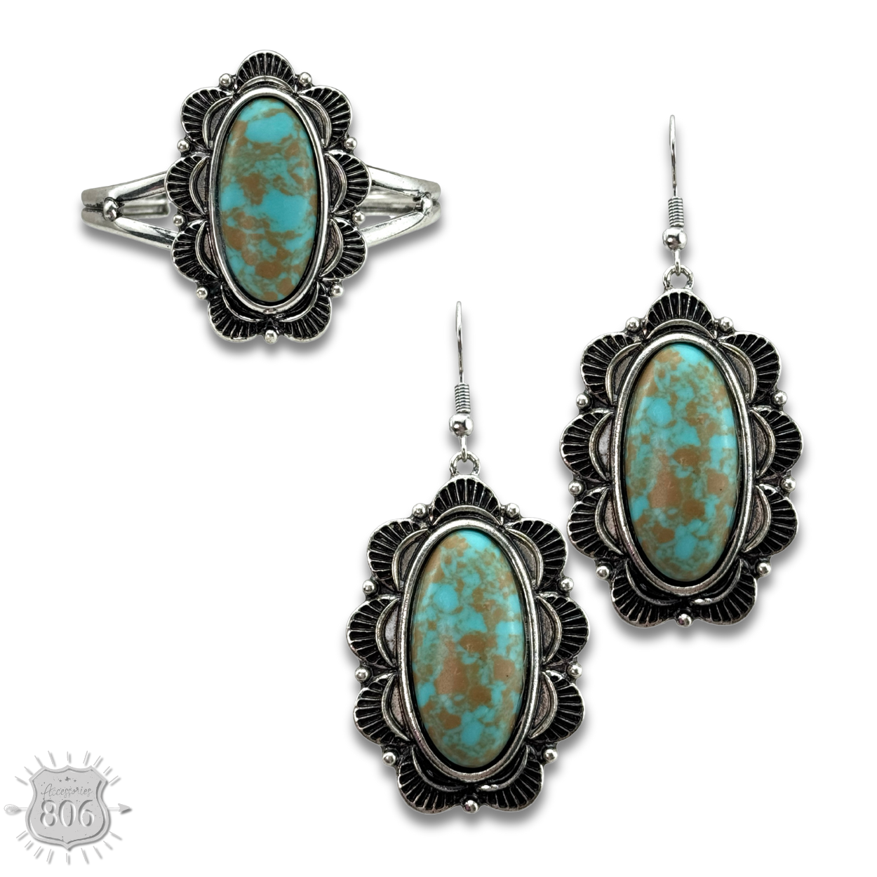 SANTA FE SKY EARRINGS