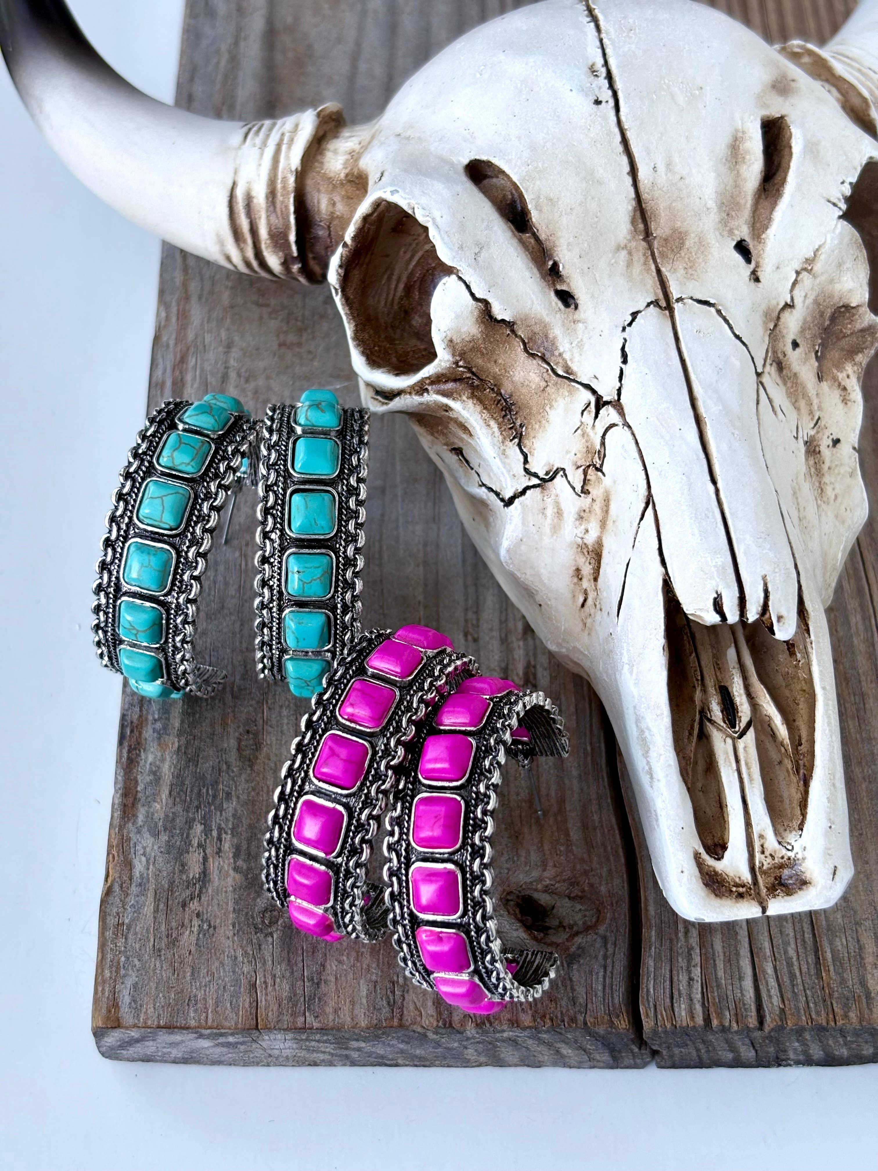 OPEN HOOP EARRINGS