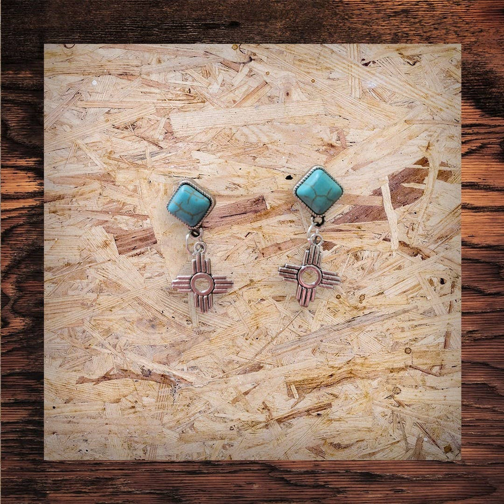 Zia w/ Simulated Turquoise