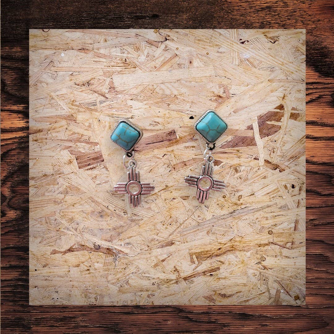 Zia w/ Simulated Turquoise