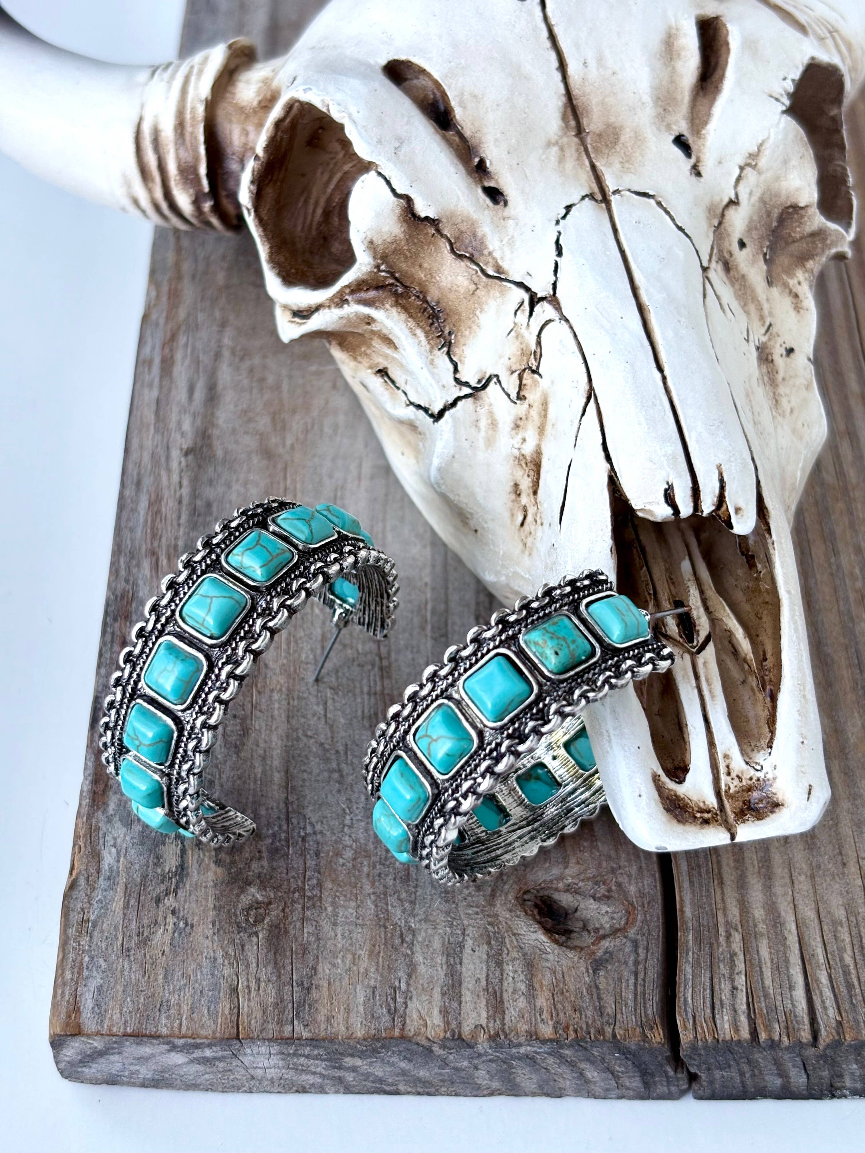 OPEN HOOP EARRINGS