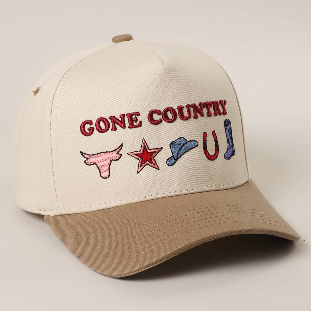 GONE COUNTRY TRUCKER HAT