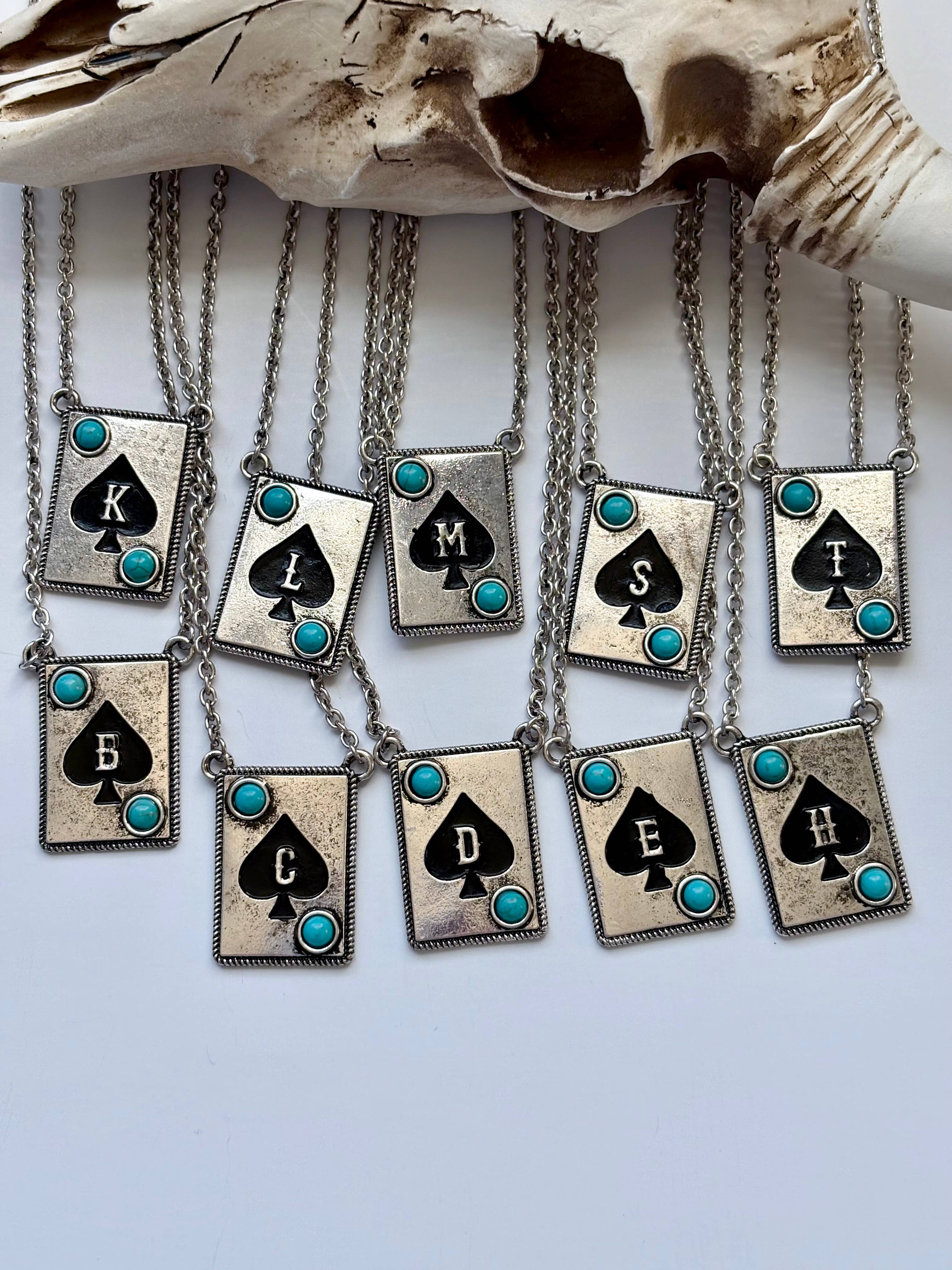 Initial Ace Necklace