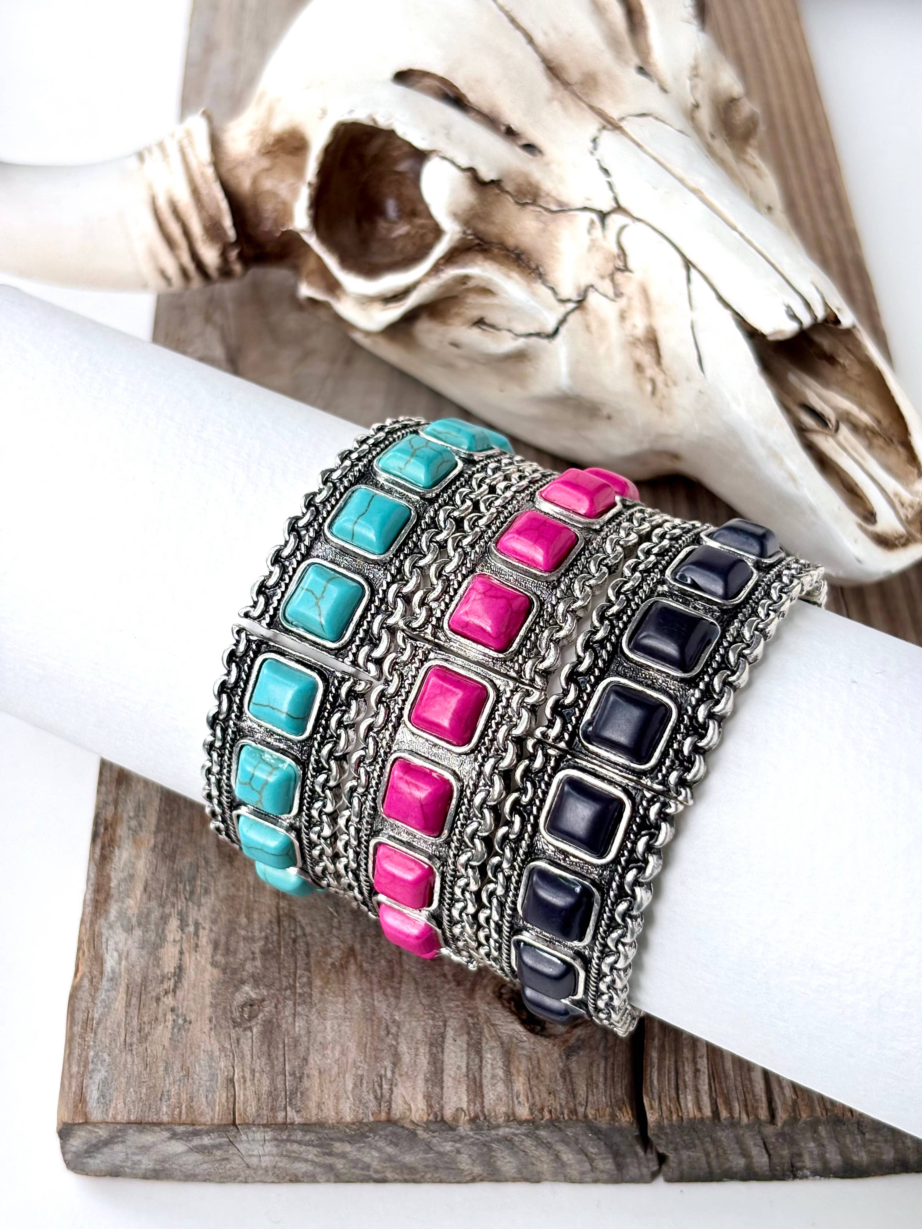 STONE STRETCH BRACELET
