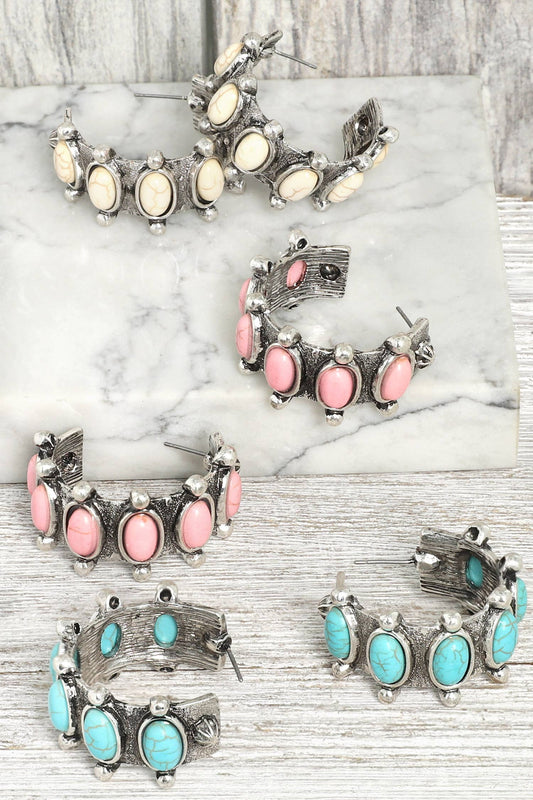 Western Small Hoop Earrings