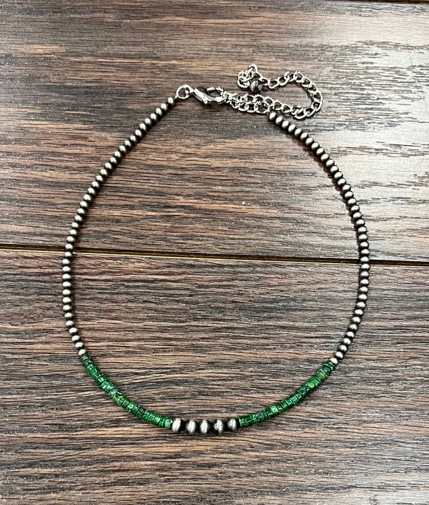 15" 4mm Gemstone Necklace