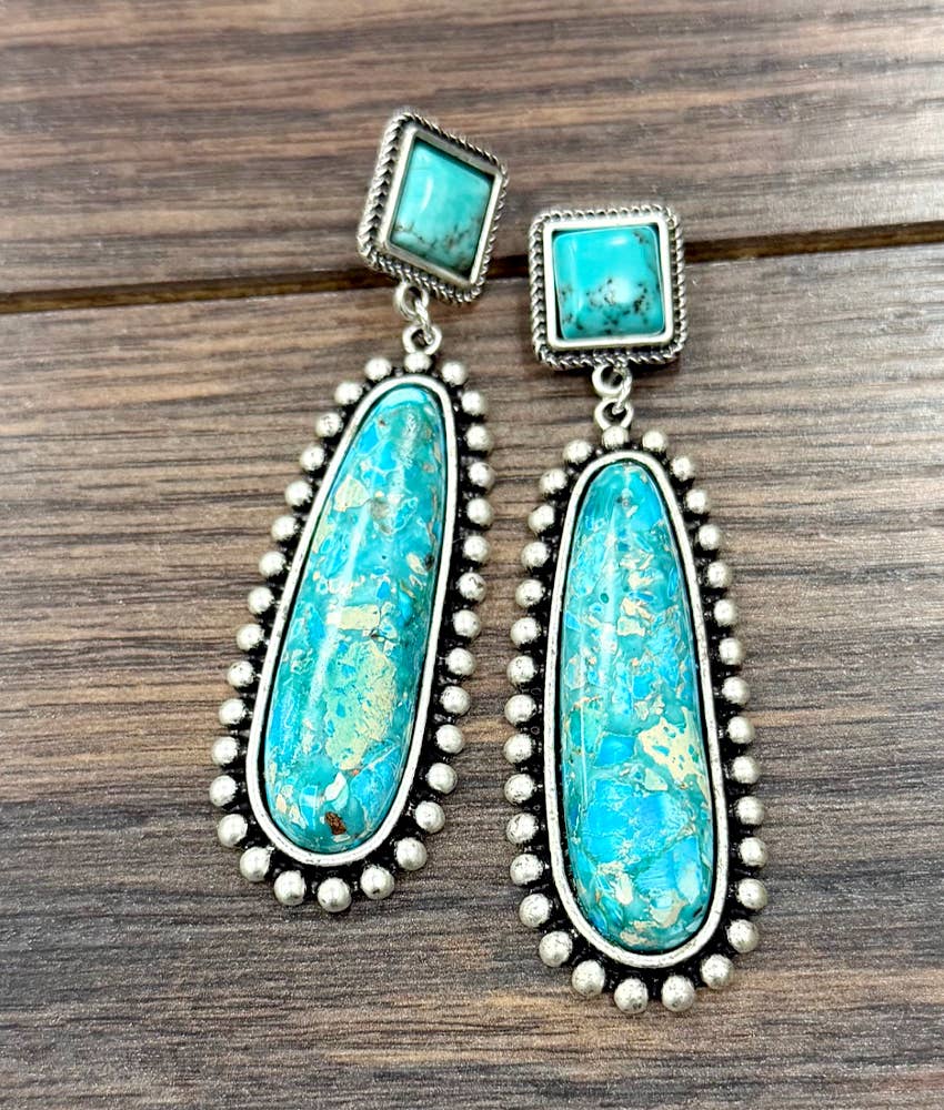 Turquoise Mesa Earrings