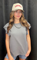 Ruffle Some Feathers Top
