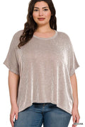 Mesa Ribbed Top- Plus