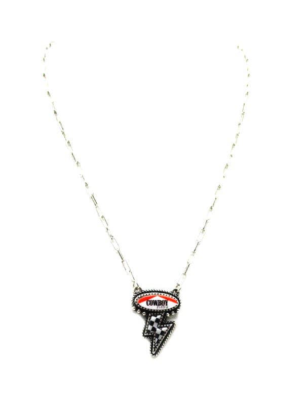 Checkered Cowboy Necklace