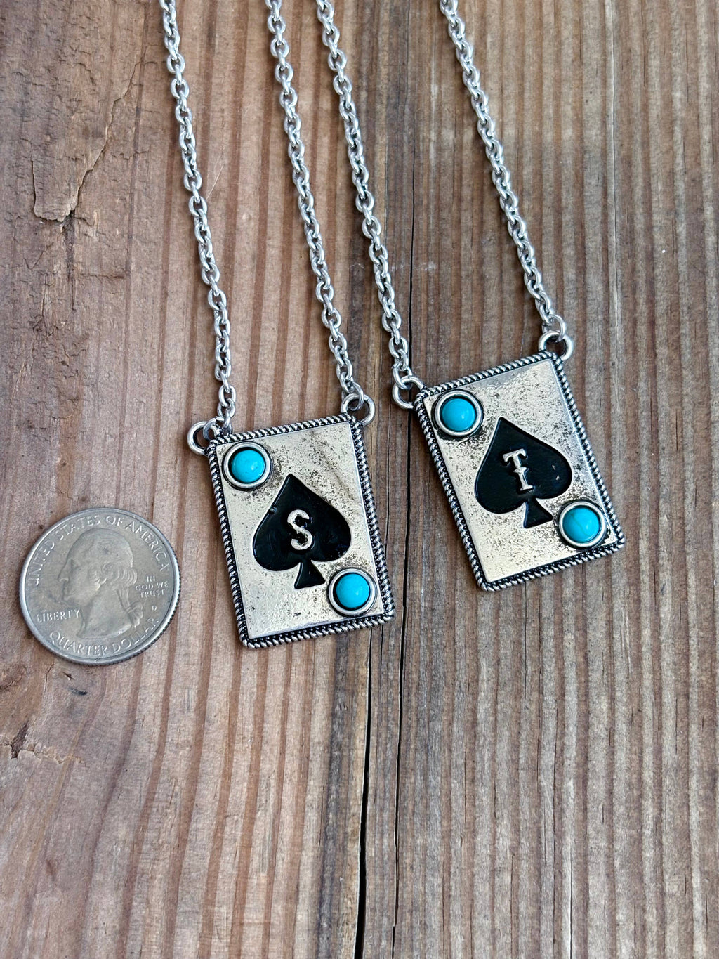 Initial Ace Necklace