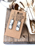 Stone Bar Drop Dangle Earrings