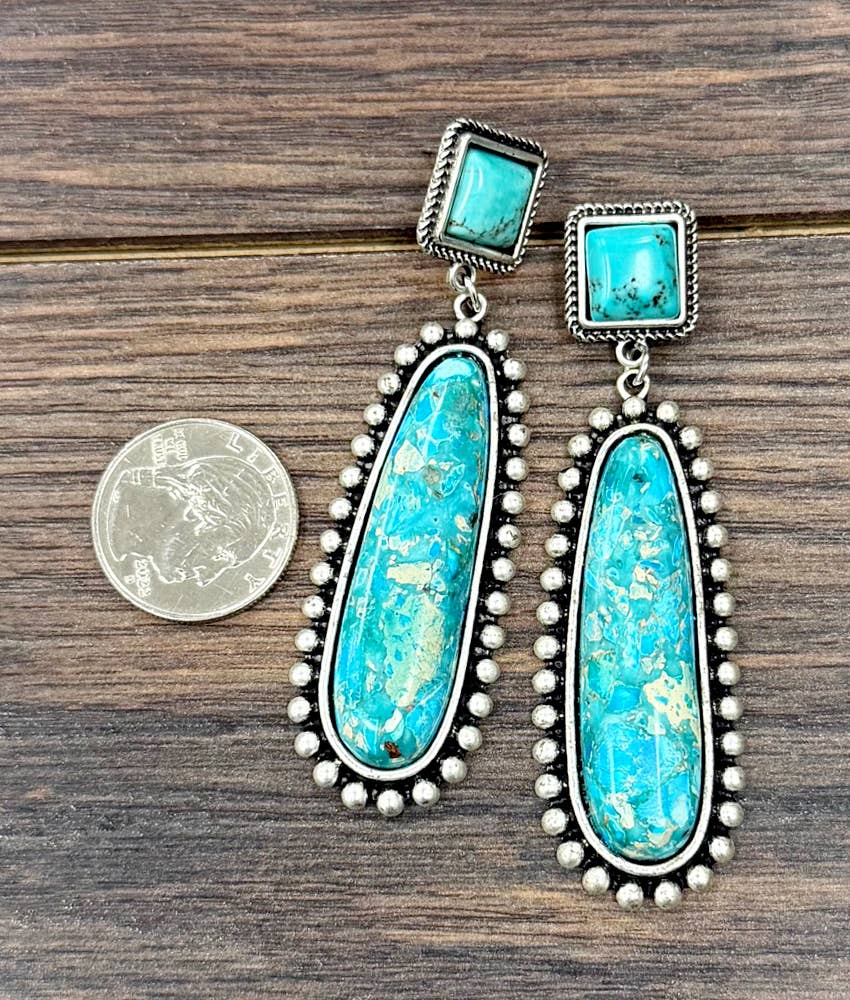 Turquoise Mesa Earrings