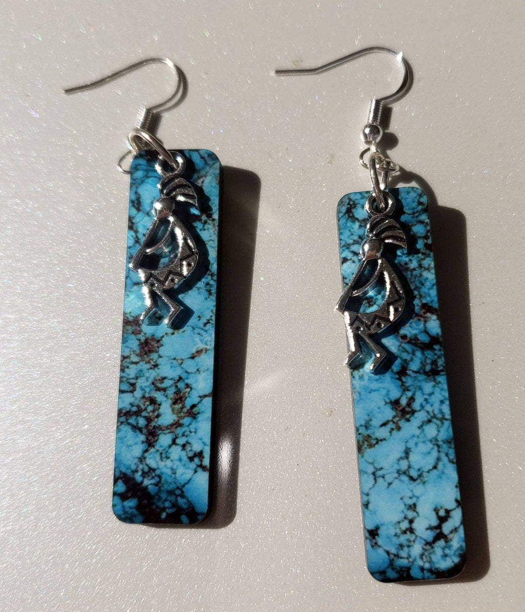 Kokopelli Southwestern Earrings