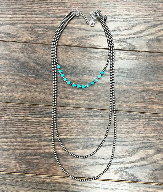 Hexa Gemstone Necklace