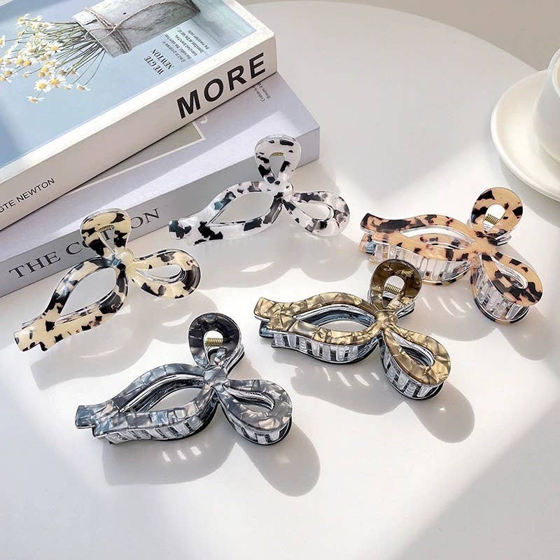 JUMBO BOW CLAW CLIPS