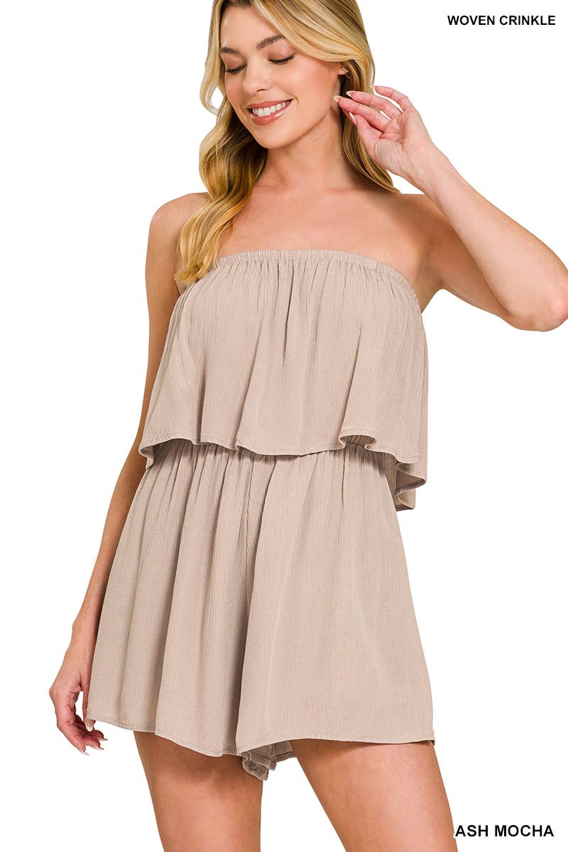 Beige Behavior Romper