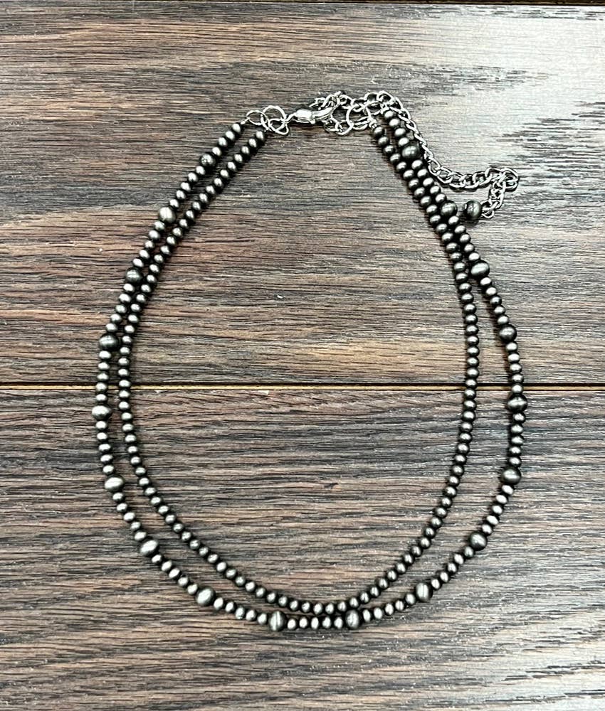 16" Bead 2Strand Necklace