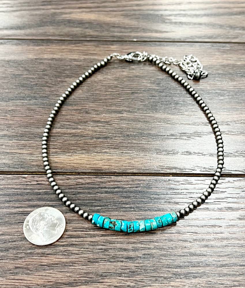 15" 6mm Gemstone Necklace