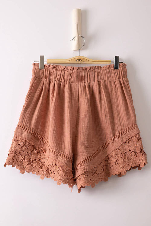 ADOBE LACE SHORTS