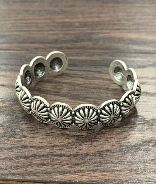 BOHO CONCHO CUFF BRACELET