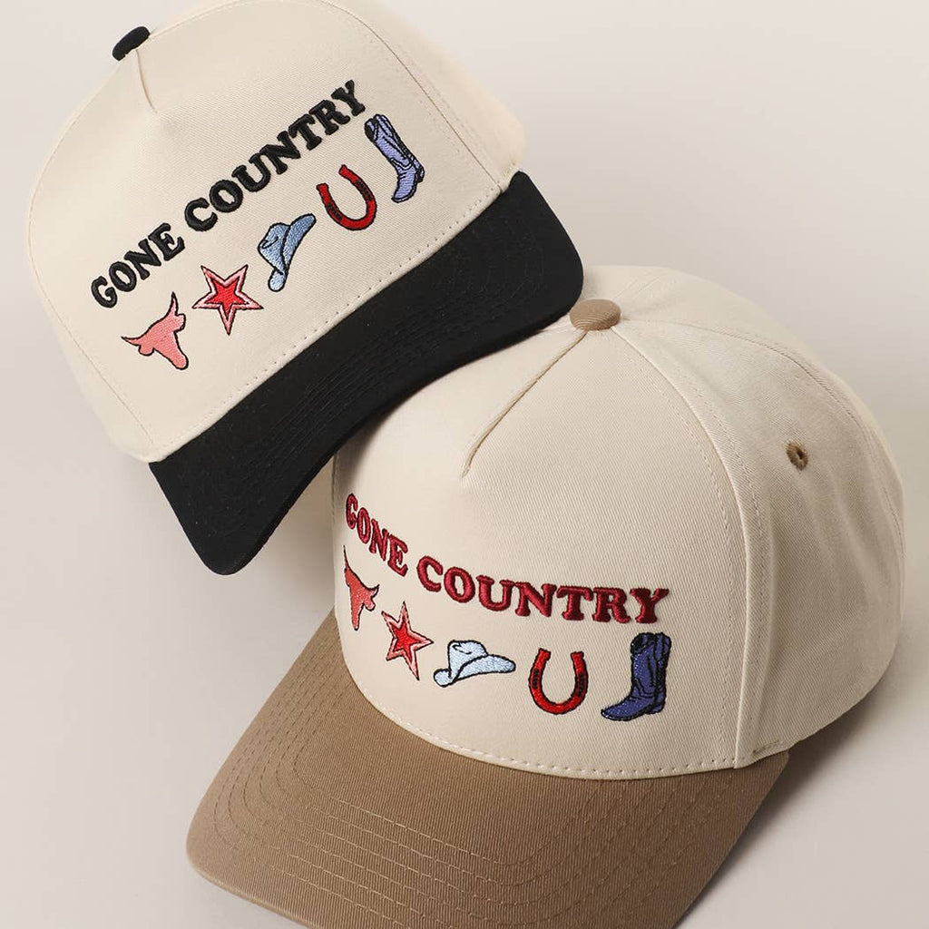 GONE COUNTRY TRUCKER HAT