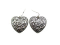 Western Heart Engraved Earrings