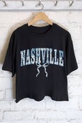 NASHVILLE QUILTED LONG CROP