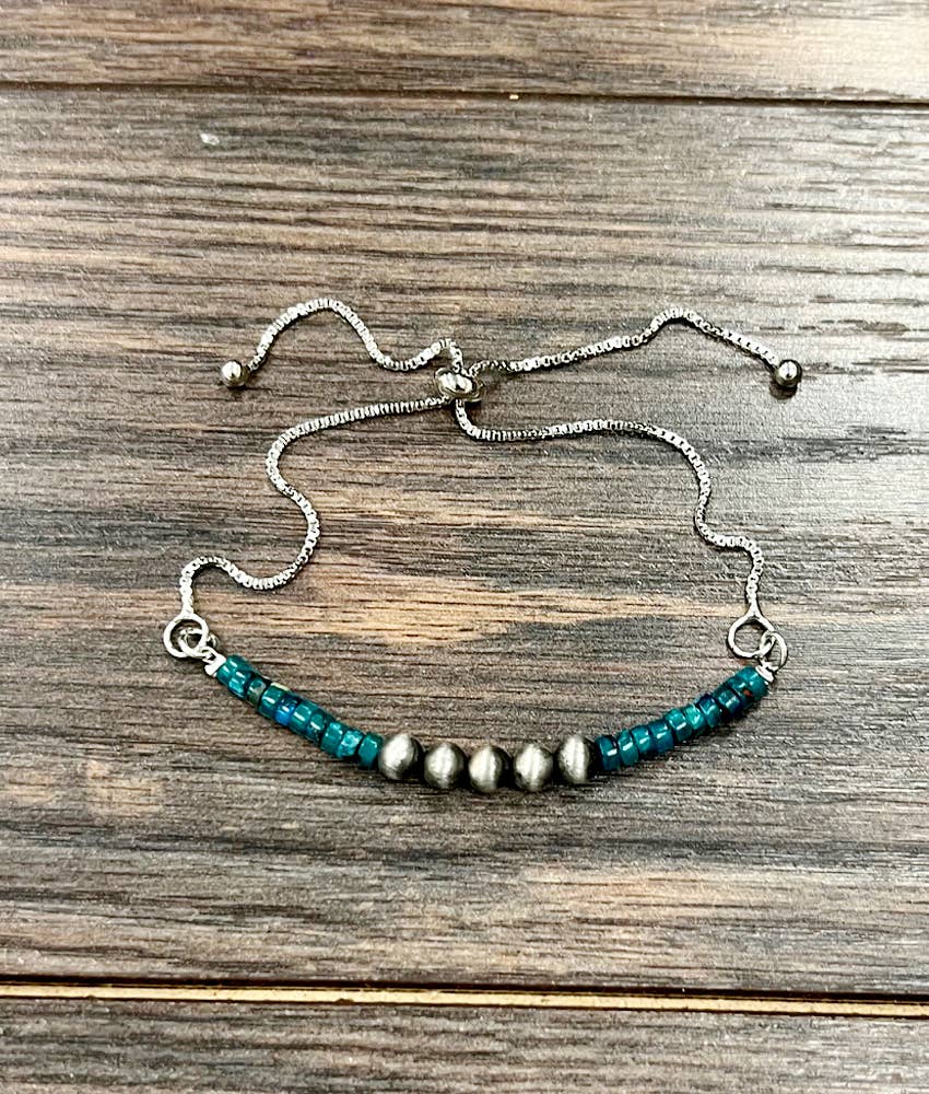 Gemstone Adjustable Bracelet