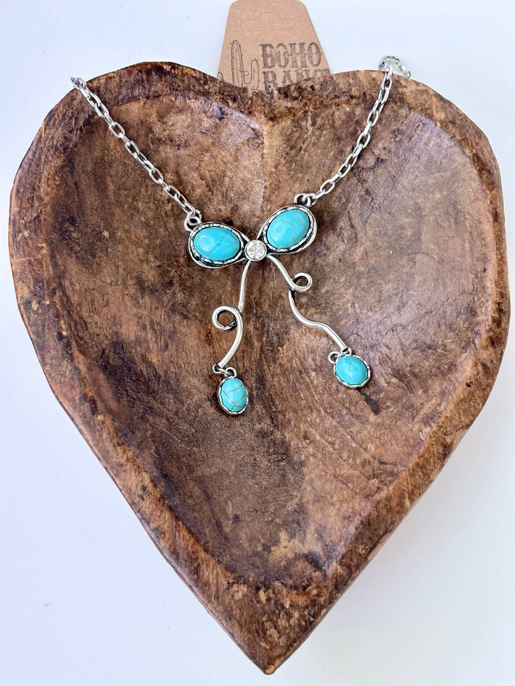 Coquette Bow Pendant Necklace