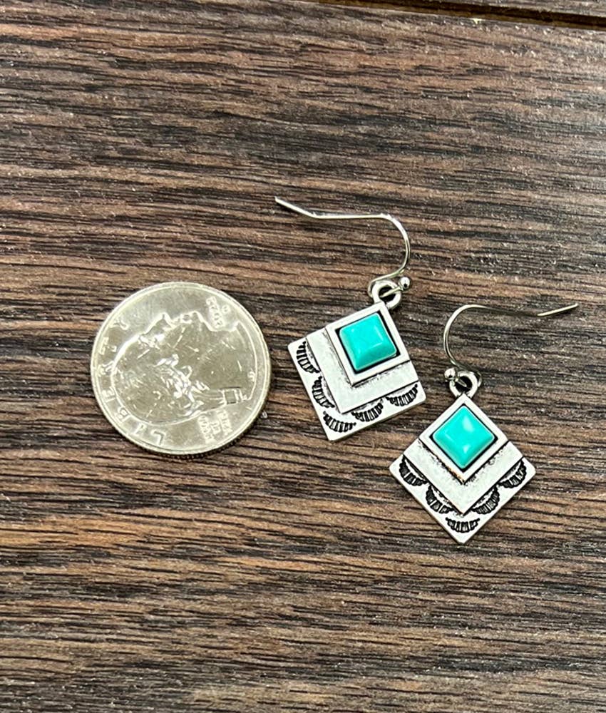 Boho Turquoise Earrings