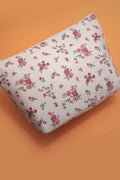 TRAVEL FLORAL COSMETIC MAKEUP POUCH BAG