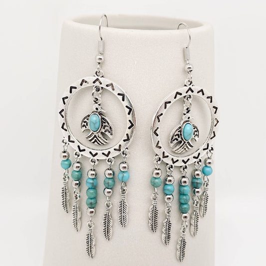 Bird Tassel Earrings