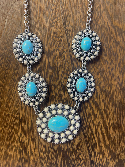 Semi Stone Necklace