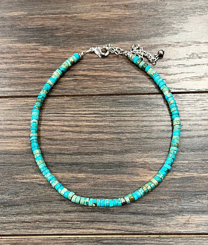 15" 6mm Gemstone Necklace