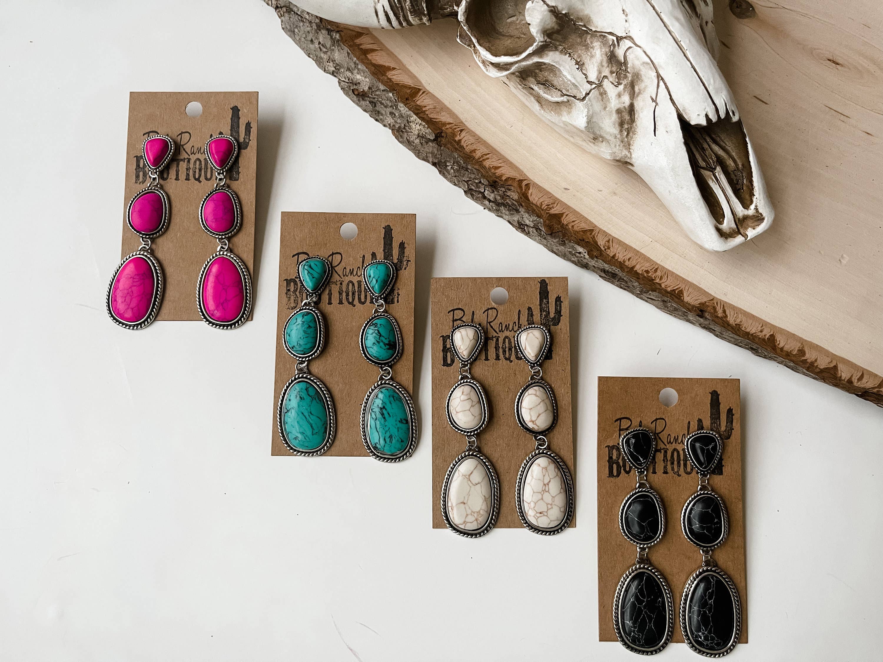 3 TIERED EARRINGS