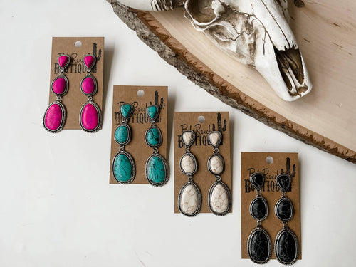 3 TIERED EARRINGS