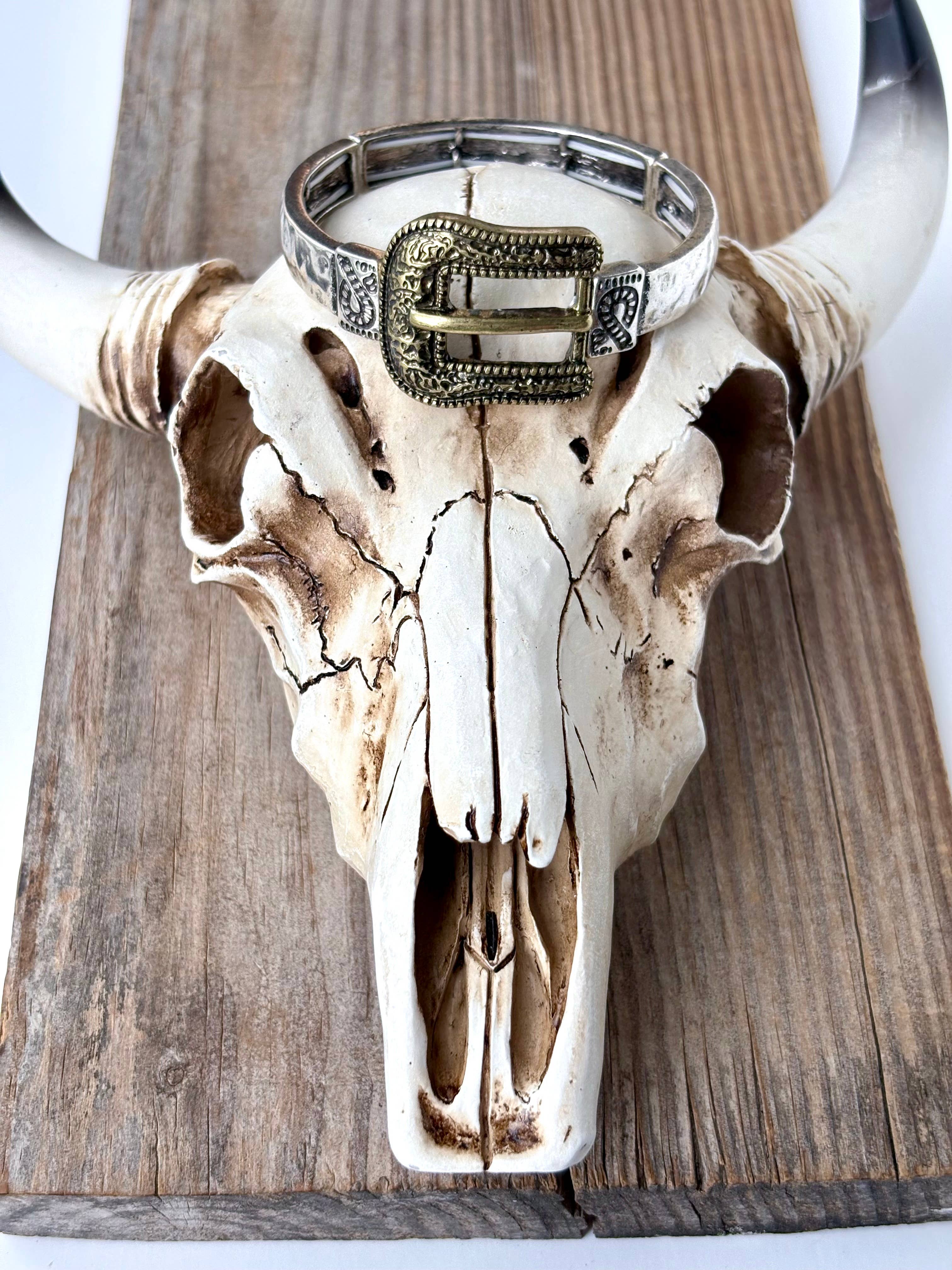 BELT BUCKLE STRETCH BRACELET
