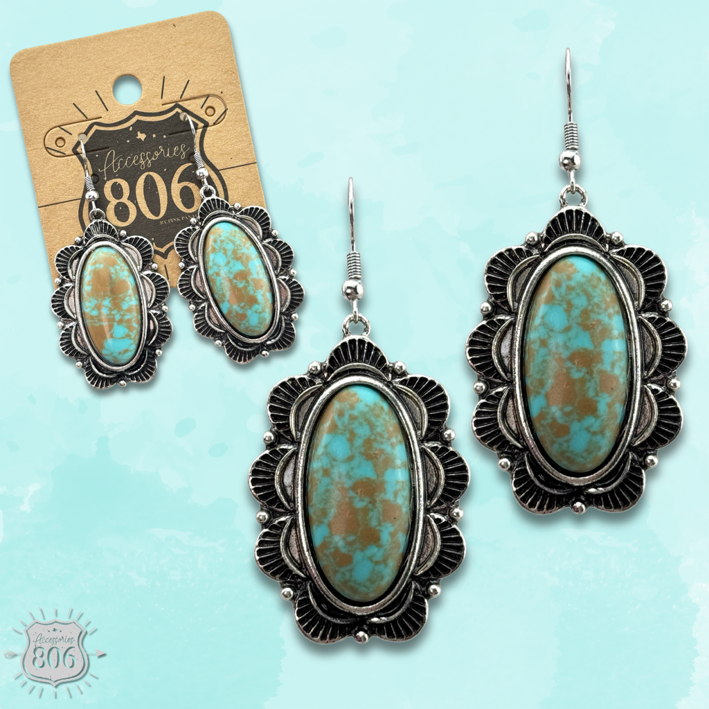 SANTA FE SKY EARRINGS