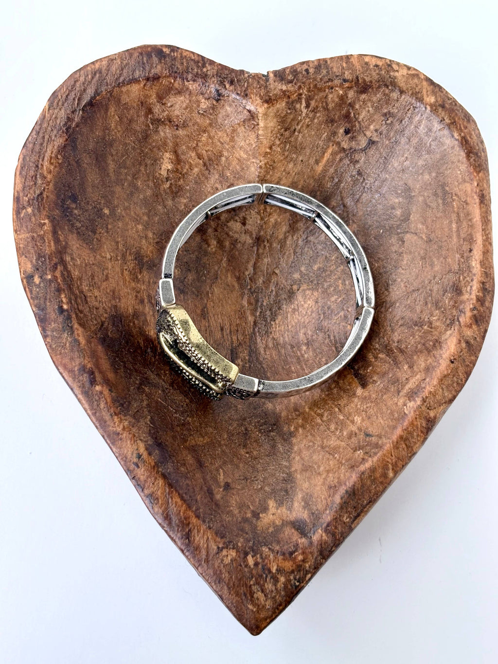 BELT BUCKLE STRETCH BRACELET