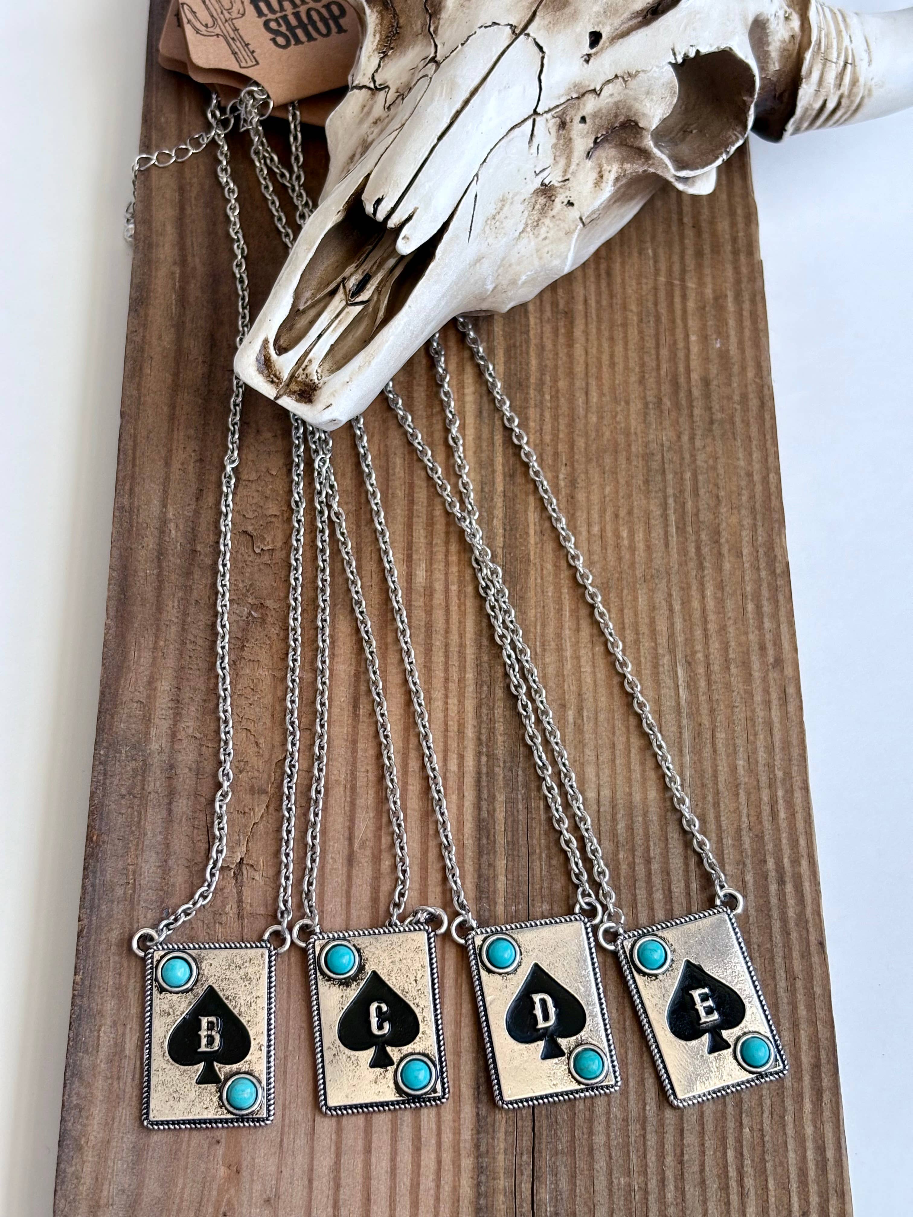 Initial Ace Necklace