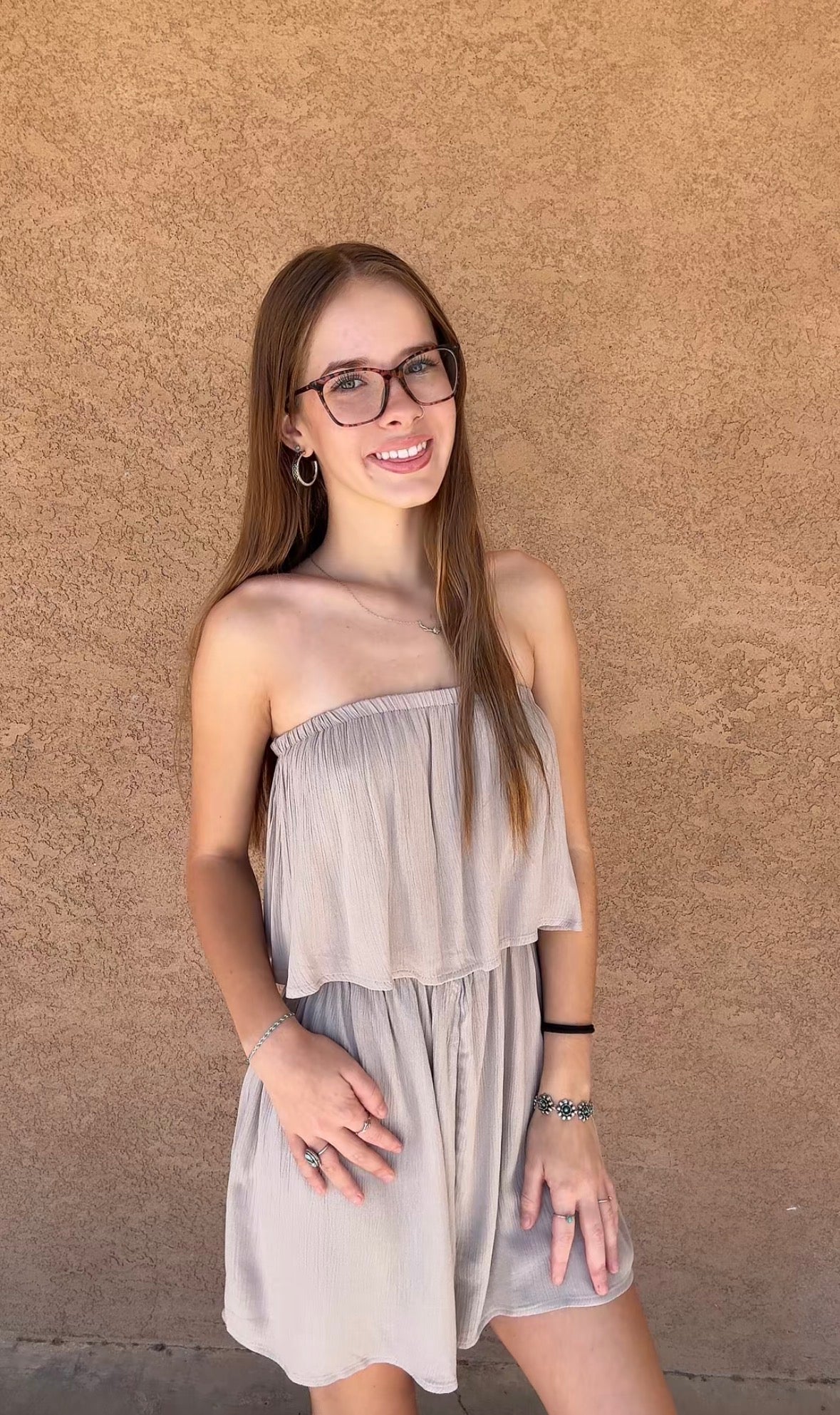 Beige Behavior Romper