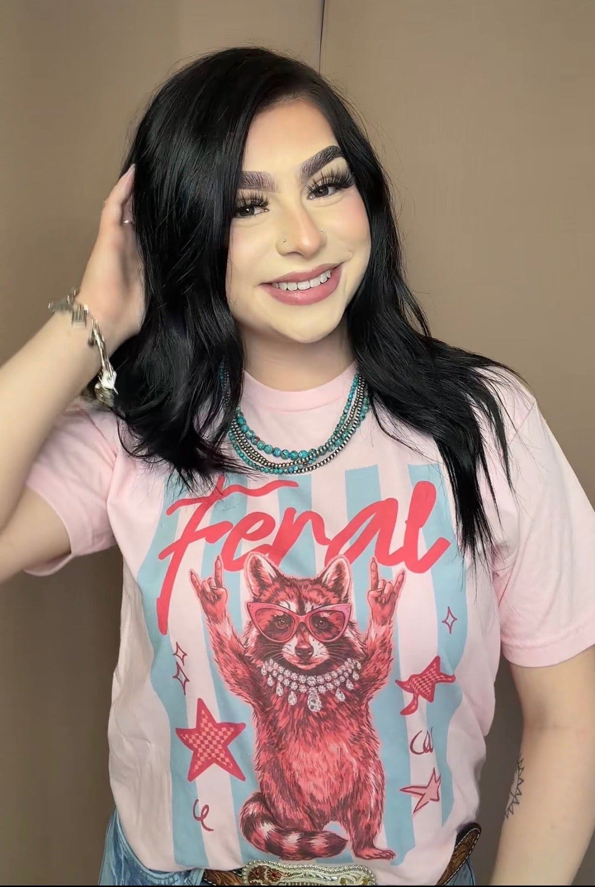 Feral Raccoon Graphic Tee