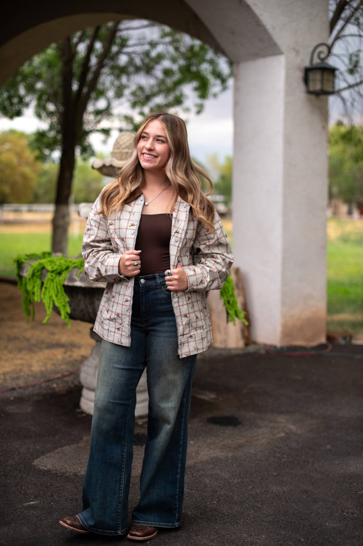 Horse Around Zip Up Jacket