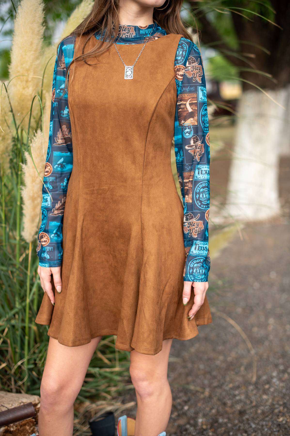 Suede You Look Dress
