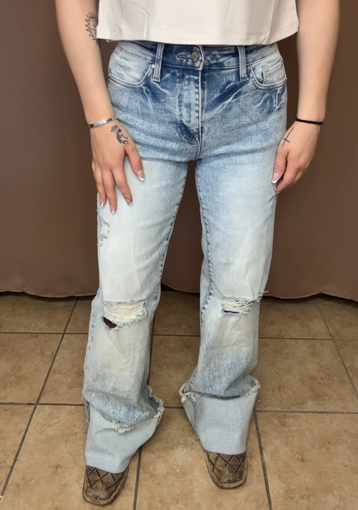 CACTUS CUFF DENIM