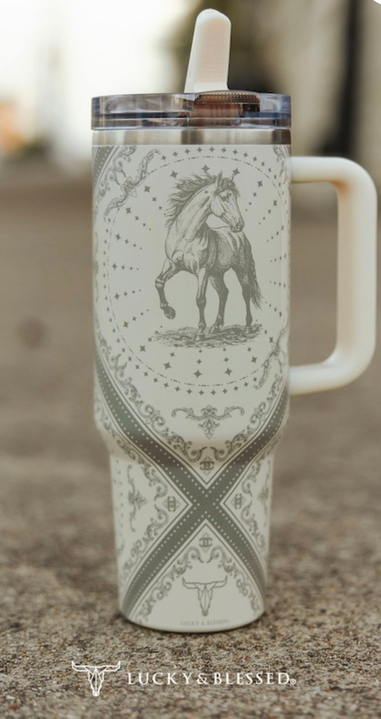 Giddy Up & Go Tumbler 40oz