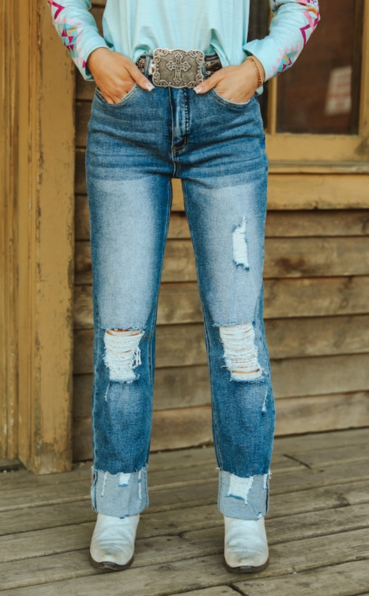 Ryan High Rise Boyfriend Jeans