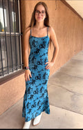 Snaffle Burnout Spaghetti Strap Dress