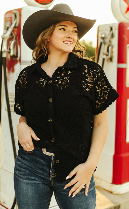 Nicole Crochet Top